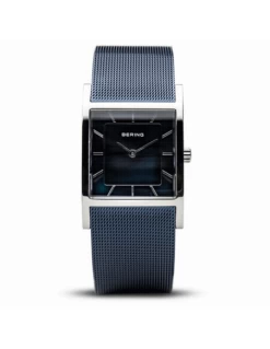 10426-307 Reloj Mujer Bering Acero Armys Milanesa IP Azul Esfera Nácar
