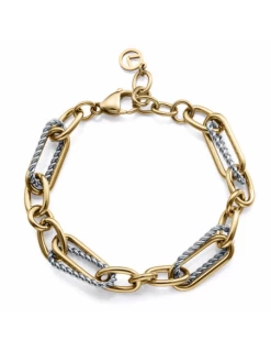 14288P01019 Pulsera Acero Ip Bicolor Viceroy Fashion Eslabones