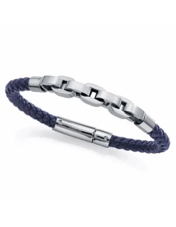 14311P01013 Pulsera Hombre Acero Viceroy Fashion Cuero Azul
