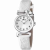 15948/1 * Reloj Niña Lotus Mariposas Acero Correa Piel Esfera Blanca