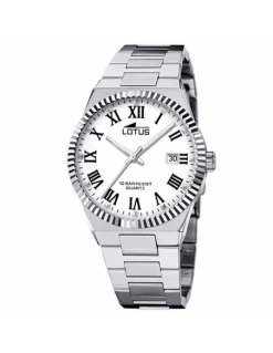 18835/4 Reloj Hombre Acero Lotus Esfera Blanca