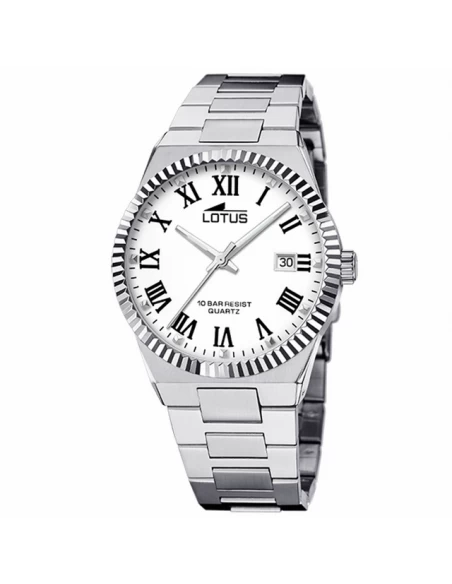 18835/4 Reloj Hombre Acero Lotus Esfera Blanca 3 18835/4 Reloj Hombre Acero Lotus Esfera Blanca