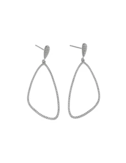 195A0014 * Pendientes Plata Salvatore Baño Rutenio Circonitas