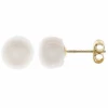 213A0306 Pendientes Salvatore Plata Baño Oro Perla Agua Dulce 8 Mm. -Tienda De Joyería De Moda 213a0306 pendientes salvatore plata bano oro perla agua dulce 8 mm