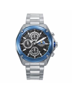 401443-57 Reloj Hombre Acero Bicolor Viceroy Cronografo Esfera Negra