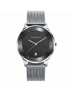 40299-59 * Reloj Hombre Acero Viceroy Esfera Negra Calendario