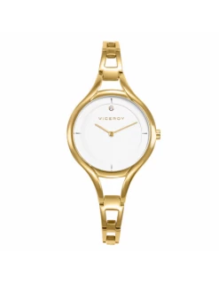 42448-07 Reloj Mujer Acero Ip Dorado Viceroy Esfera Blanca