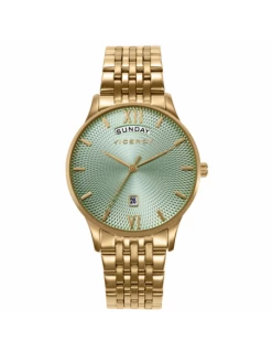 42450-63 Reloj Mujer Acero Ip Dorado Viceroy Esfera Verde