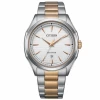 AW1756-89A Reloj Hombre Acero Bicolor Citizen Eco-Drive Esfera Blanca -Tienda De Joyería De Moda aw175689a reloj hombre acero bicolor citizen ecodrive esfera blanca