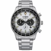 CA4500-91A Reloj Hombre Acero Citizen Eco-Drive Aviation Cronógrafo Esfera Blanca -Tienda De Joyería De Moda ca450091a reloj hombre acero citizen ecodrive aviation cronografo esfera blanca