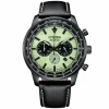CA4505-21X Reloj Hombre Acero Ip Negro Citizen Eco-Drive Aviation. Cronógrafo Esfera Amarilla.