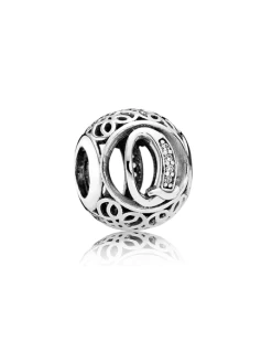 Charm Plata Pandora Letra Q