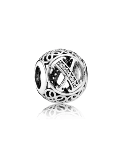 Charm Plata Pandora Letra X
