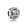 Charm Plata Pandora Letra Z 2 Charm Plata Pandora Letra Z -Tienda De Joyería De Moda charm plata pandora letra z