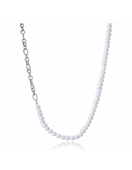 Collar Hombre Acero Viceroy Fashion 14226C01000 Perlas Naturales 3 Collar Hombre Acero Viceroy Fashion 14226C01000 Perlas Naturales