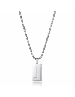 Collar Hombre Acero Viceroy Fashion 75382C01000 Cadena Barbada Y Chapa