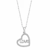 Collar Plata Lotus Silver Corazon Circonitas LOVE 2 Collar Plata Lotus Silver Corazon Circonitas LOVE -Tienda De Joyería De Moda collar plata lotus silver corazon circonitas love