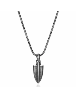 Collar Viceroy Fashion. Cadena Y Flecha Acero IP Negro.