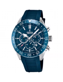 F20515/1 * Reloj Hombre Acero Festina Cronografo Esfera Azul