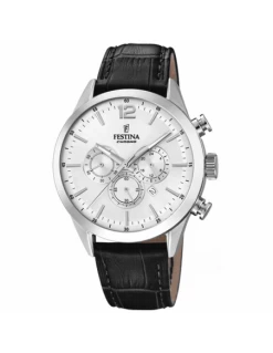 F20542/1 Reloj Hombe Acero Festina Cronógrafo Esfera Plata