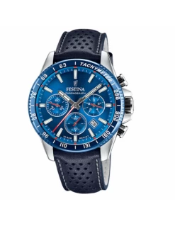 F20561/3 Reloj Hombre Acero Festina Cronógrafo Esfera Azul