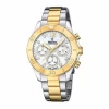 F20604/1 Reloj Mujer Acero Bicolor Festina Cronografo Esfera Nacar -Tienda De Joyería De Moda f206041 reloj mujer acero bicolor festina cronografo esfera nacar
