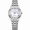 FE1240-81A Reloj Mujer Acero Citizen Eco Drive Esfera Blanca -Tienda De Joyería De Moda fe124081a reloj mujer acero citizen eco drive esfera blanca