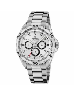 Festina Hombre Acero Festina F20623/1 Multifuncion Esfera Blanca