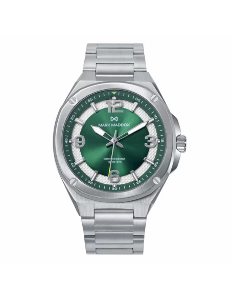 HM1020-65 Reloj Hombre Acero Mark Maddox Esfera Verde 3 HM1020-65 Reloj Hombre Acero Mark Maddox Esfera Verde