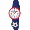 K5845/6 Reloj Niño-Niña Calypso Caja Roja Y Correa Azul Con Balon Y Esfera Blanca -Tienda De Joyería De Moda k58456 reloj ninonina calypso caja roja y correa azul con balon y esfera blanca