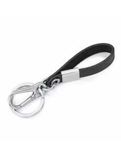 Llavero Hombre Acero Viceroy Fashion 75385L01010 Piel Negra