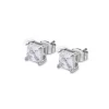 LS2166-4/1 Pendientes Hombre Acero Lotus Style Circonita Garra 7 Mm. -Tienda De Joyería De Moda ls216641 pendientes hombre acero lotus style circonita garra 7 mm