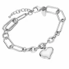 LS2334-2/1 Pulsera Acero Lotus Style Eslabones Y Corazón -Tienda De Joyería De Moda ls233421 pulsera acero lotus style eslabones y corazon
