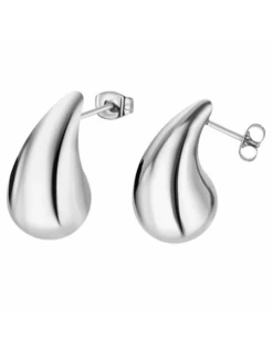 LS2351-4/1 Pendientes Acero Lotus Style Gota