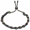 LS2376-2/1 Pulsera Acero Ip Negro Lotus Style Eslabón Forzado Con Nylon Multicolor -Tienda De Joyería De Moda ls237621 pulsera acero ip negro lotus style eslabon forzado con nylon multicolor