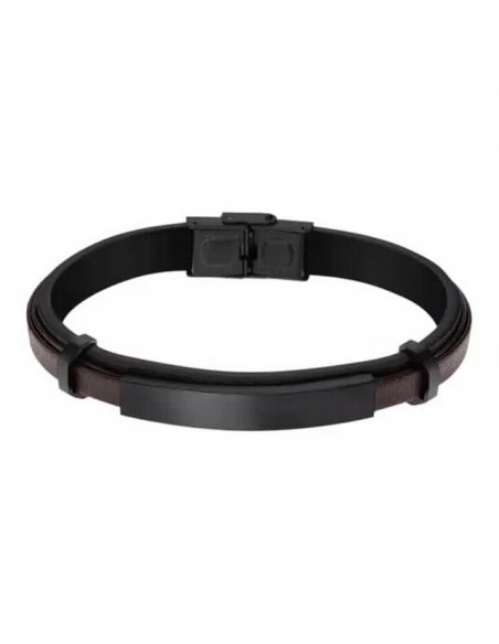 LS2401-2/2 Pulsera Hombre Acero IP Negro Lotus Style Piel Negra Y Marron Y Chapa 3 LS2401-2/2 Pulsera Hombre Acero IP Negro Lotus Style Piel Negra Y Marron Y Chapa