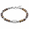 LS2448-2/1 Pulsera Hombre Acero Lotus Style Bolas Acero Y Marron 2 LS2448-2/1 Pulsera Hombre Acero Lotus Style Bolas Acero Y Marron -Tienda De Joyería De Moda ls244821 pulsera hombre acero lotus style bolas acero y marron