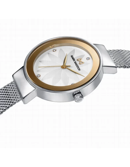 MM7148-07 * Reloj Mujer Acero Mark Maddox Esfera Blanca 4 MM7148-07 * Reloj Mujer Acero Mark Maddox Esfera Blanca - Imagen 2