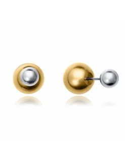 Pendientes Acero Bicolor Viceroy Fashion 14202E01019 Doble Bola