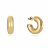 Pendientes Acero Ip Dorado Viceroy Fashion Criolla 20 X 7 Mm -Tienda De Joyería De Moda pendientes acero ip dorado viceroy fashion criolla 20 x 7 mm