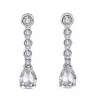 Pendientes Plata De Ley.Chatones De Circonitas Y Circonita. -Tienda De Joyería De Moda pendientes plata de leychatones de circonitas y circonita