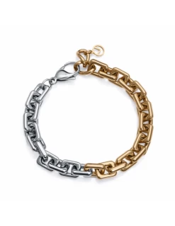 Pulsera Acero Bicolor Viceroy Fashion 14197P01019 Eslabon Forsait