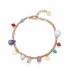 Pulsera Acero Ip Dorado Viceroy Fashion Piedras Multicolor Y Perlas -Tienda De Joyería De Moda pulsera acero ip dorado viceroy fashion piedras multicolor y perlas