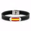 Pulsera Hombre Acero Promojoya Cuero Negrol Bandera España 1 Pulsera Hombre Acero Promojoya Cuero Negrol Bandera España -Tienda De Joyería De Moda pulsera hombre acero promojoya cuero negrol bandera espana
