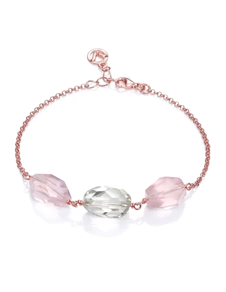 Pulsera Viceroy. Plata. Cuarzo Rosa Amatista Verde. 2 Pulsera Viceroy. Plata. Cuarzo Rosa Amatista Verde.