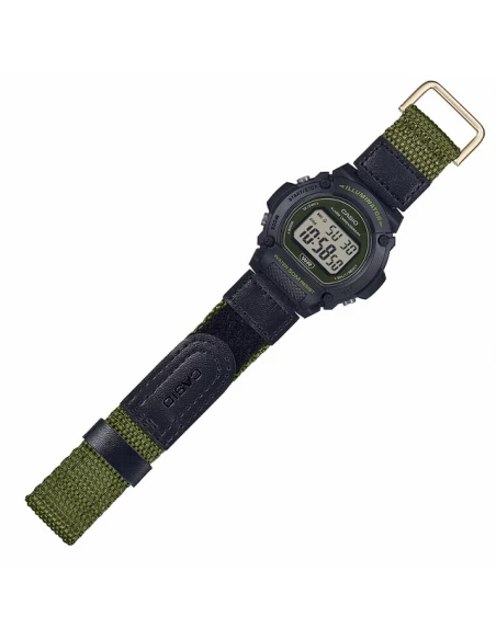 Reloj Cadete Casio W-219HB-3AVEF Digital Caja Negra Y Correa Velcro 4 Reloj Cadete Casio W-219HB-3AVEF Digital Caja Negra Y Correa Velcro - Imagen 2
