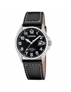 Reloj Hombre Acero Calypso K5870/4 Esfera Negra