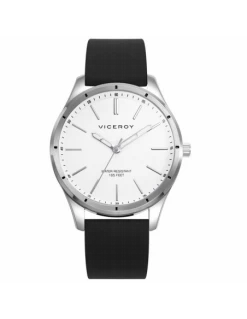 Reloj Hombre Viceroy Acero Esfera Blanca.