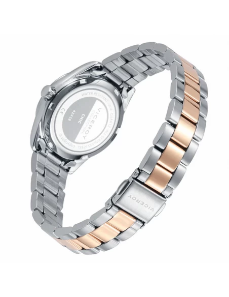 Reloj Mujer Acero Bicolor Viceroy Esfera Gris. 4 Reloj Mujer Acero Bicolor Viceroy Esfera Gris. - Imagen 2