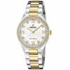 Reloj Mujer Acero Combinado IP Oro Festina F20659/1 Esfera Nácar.